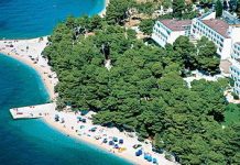 Berulija strand – Brela