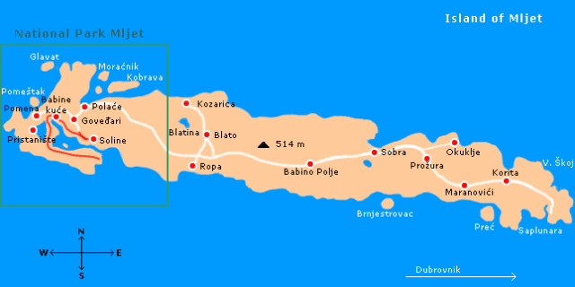 Mljet-sziget