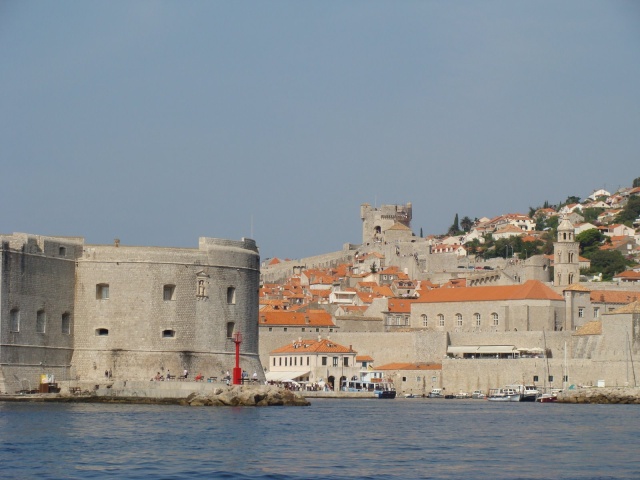 A kikötőt védő Szent János-erőd, Dubrovnik