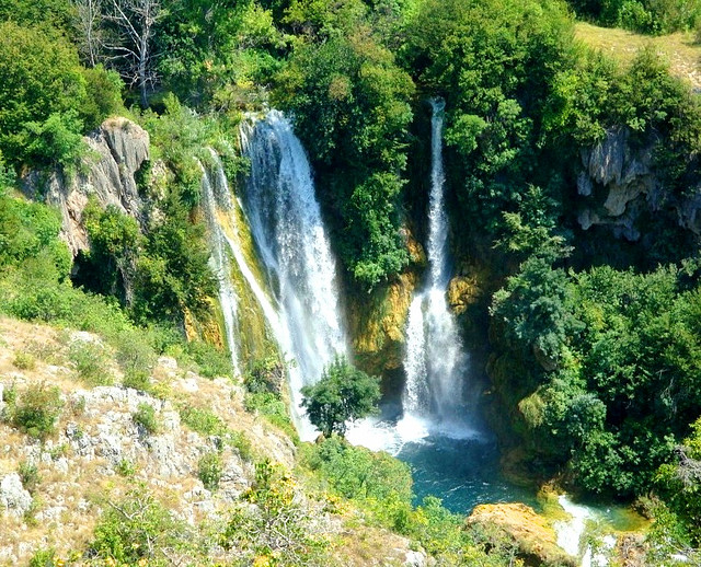 Manojlovac slap vízesés, Krka Nemzeti Park